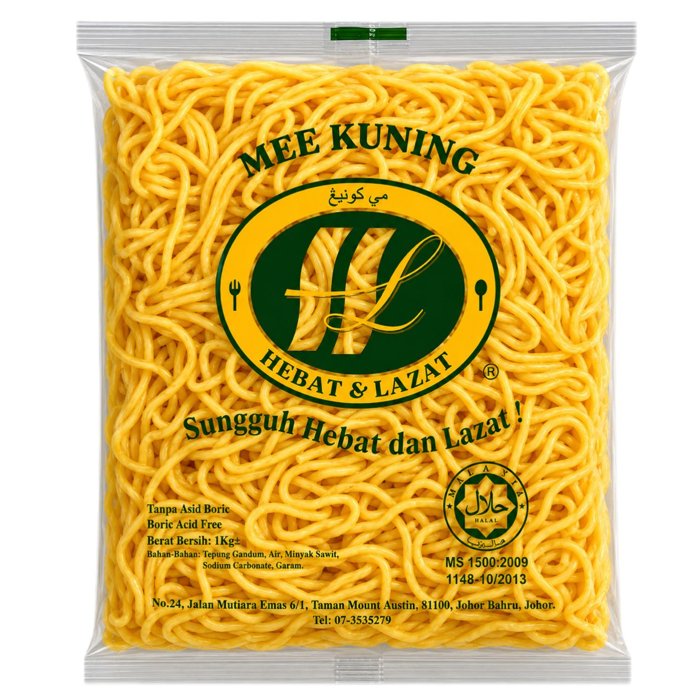 Mee Kuning Halus JB - HL Noodles